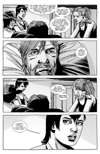 Illustration for article titled No, The Walking Dead Comic Hasn't Gotten Boring